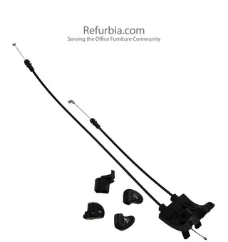 Aeron Forward-Rear Tilt Cable, Gear, Lever and Paddle Assembly