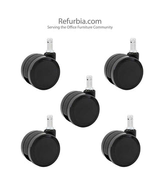 Mirra 2 Chair Casters for Hard Floors- Sets of 5